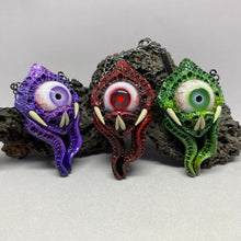 Load image into Gallery viewer, Mini Eyeball Pendant Necklace