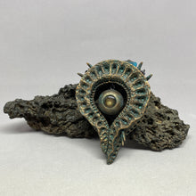 Load image into Gallery viewer, Brass and Patina Monster Necklace