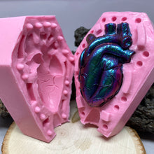Load image into Gallery viewer, Silicone Anatomical Heart Mold- Two Part