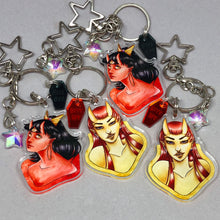 Load image into Gallery viewer, Demon Girls Acrylic Keychain