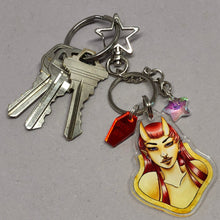 Load image into Gallery viewer, Demon Girls Acrylic Keychain