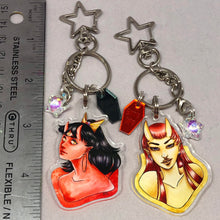 Load image into Gallery viewer, Demon Girls Acrylic Keychain