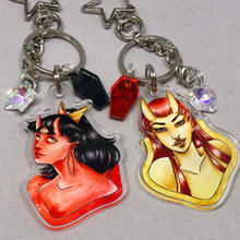 Load image into Gallery viewer, Demon Girls Acrylic Keychain