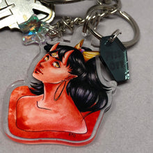 Load image into Gallery viewer, Demon Girls Acrylic Keychain