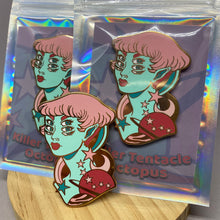 Load image into Gallery viewer, Alien Cutie Large 2.5 inch Enamel Pin