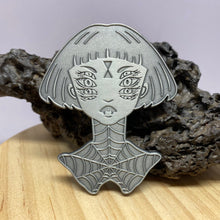 Load image into Gallery viewer, Spider Queen Large 2.5 inch Metal Pin