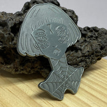 Load image into Gallery viewer, Spider Queen Large 2.5 inch Metal Pin