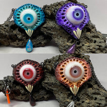Load image into Gallery viewer, Mini Eye Dangle Drip Necklace

